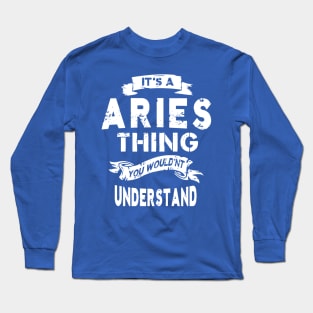 it's aries thing 3 Long Sleeve T-Shirt